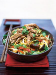 Oriental Pork with Noodles