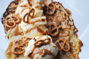 Salted Caramel & Pretzel Pancake