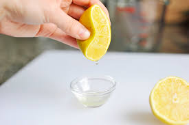 Squeeze lemon